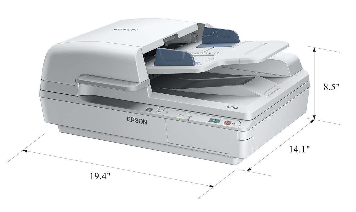 Epson WorkForce DS-6500 Flatbed Document Scanner with Duplex ADF - Benson Computers