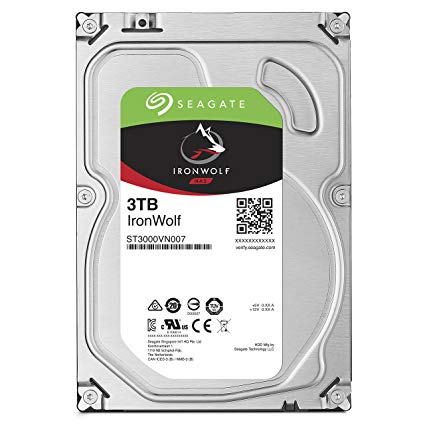 SEAGATE IRONWOLF (3TB) ST3000VN007 HARD DRIVE