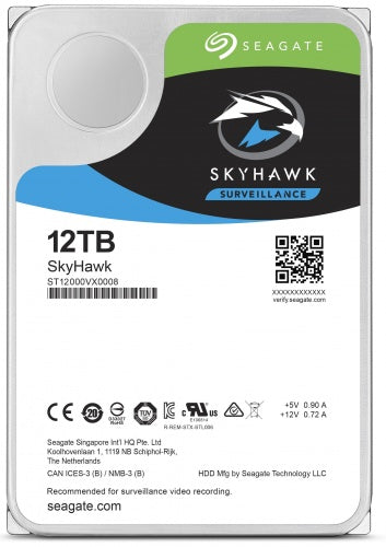 SEAGATE SKYHAWK (12TB) ST12000VX0008 HARD DRIVE