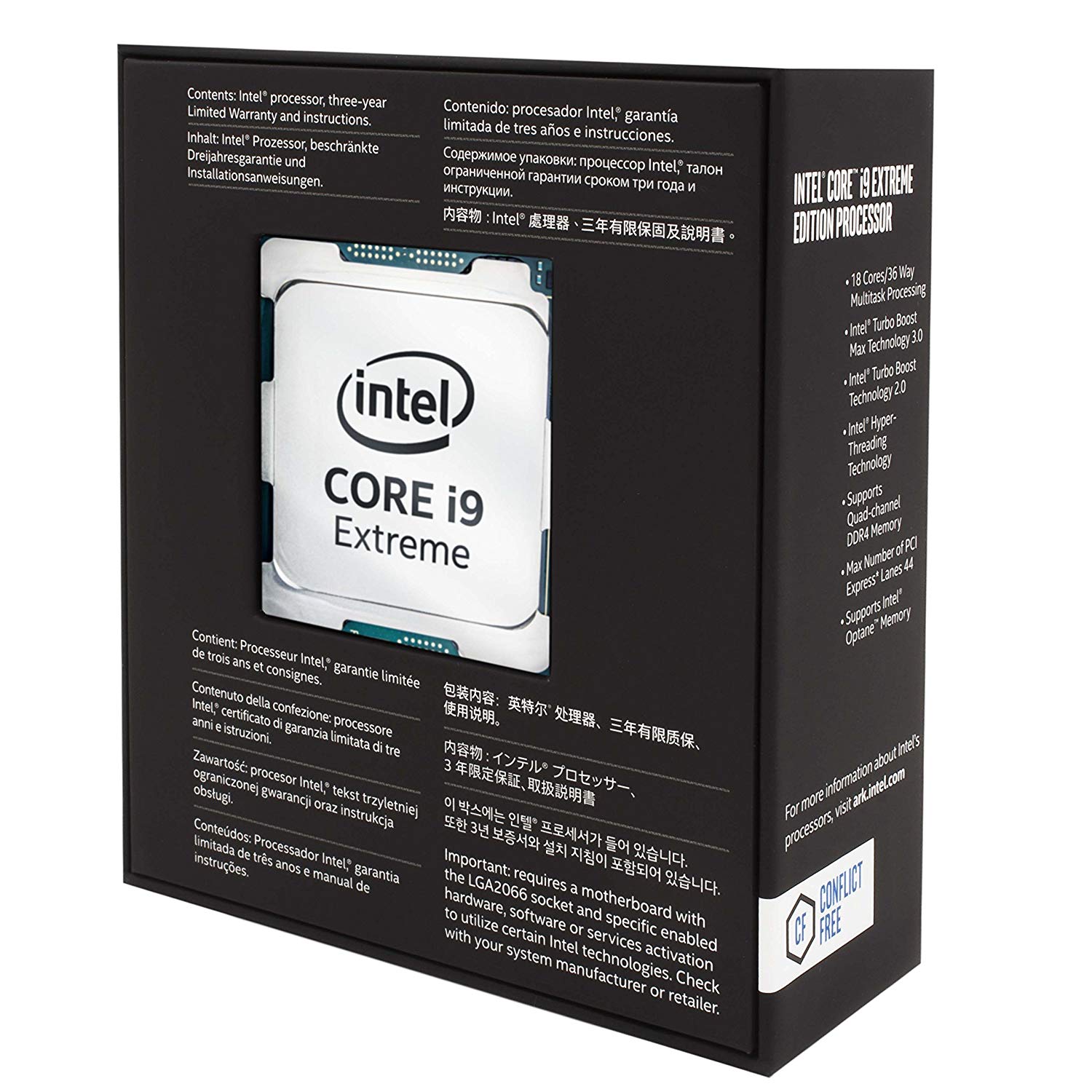 PROCESADOR INTEL® CORE™ i9-7980XE EXTREME EDITION