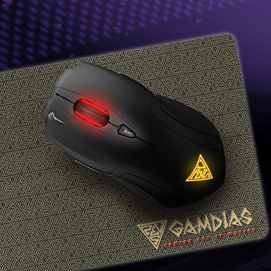 GKB3000 - HERMES 7 Color + Demeter E1 Optical Mouse & Mousepad