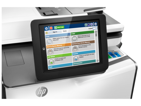 HP PageWide Enterprise Color MFP 586dn(G1W39A) PageWide Multifunktionsdrucker