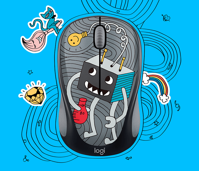DOODLE COLLECTION M238 Wireless Mouse - Benson Computers
