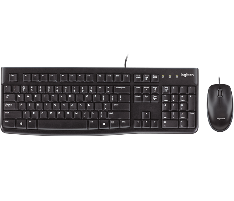 Logitech MK120 Corded Keyboard and Mouse Combo - Benson Computers