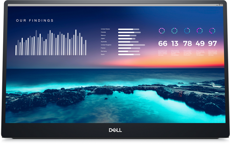 Dell 14 Portable Monitor P1424H - Benson Computers