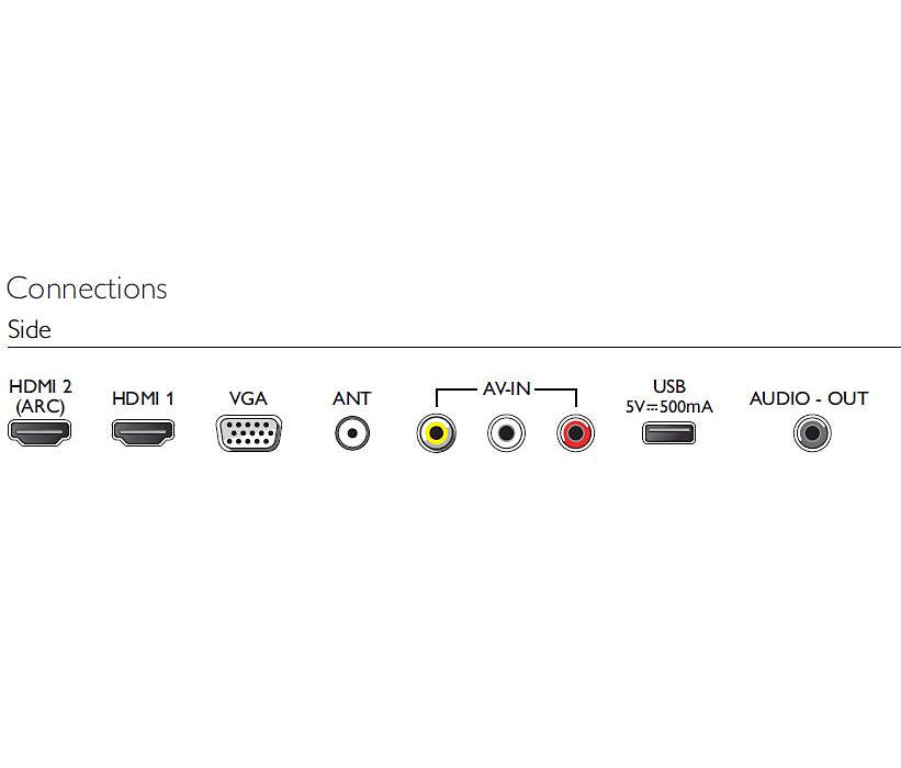 Philips Slim LED TV 24PHA4003