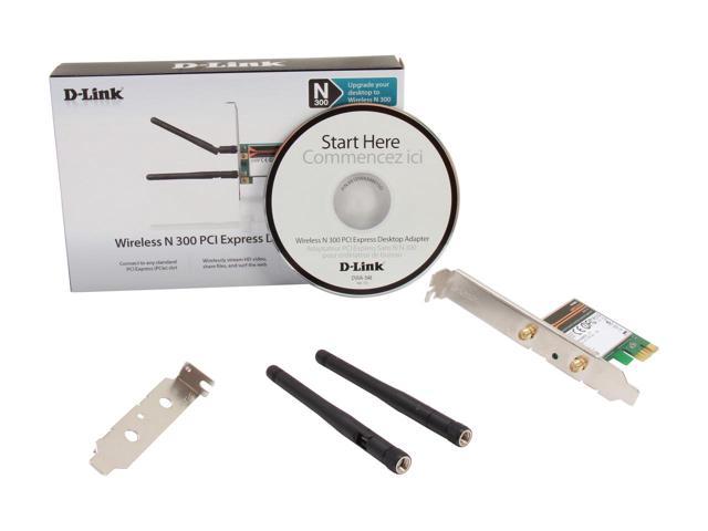Wireless N 300 PCIe Adapter with external Antenna (DWA-548/E)