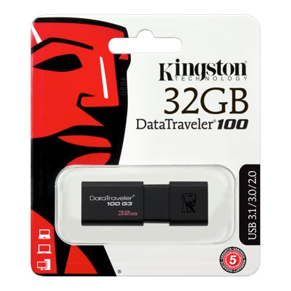 Kingston 32GB USB 3.0 DataTraveler DT100G3 - Benson Computers
